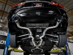 aFe Takeda 2.5in 304 SS Cat-Back Exhaust System w/ Blue Flame Tips 16-18 Infiniti Q50 V6-3.0L (tt)