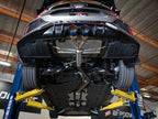 aFe Takeda 2.5in 304SS Axle-Back Exhaust System 17-19 Honda Civic Type R L4-2.0L (t) - BL Flame Tip