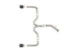 aFe Takeda 20-21 Kia Forte GT 1.6L (t) 3in to 2.5in SS Axle-Back Exhaust System w/ Carbon Fiber Tips