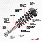 Rancho 06-08 Dodge Ram 1500 Front Left Quick Lift Loaded (Available MAY 2026, NO BACKORDERS)
