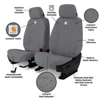Covercraft 24-25 Ford Ranger Carhartt SeatSaver Custom Seat Cover - Gravel