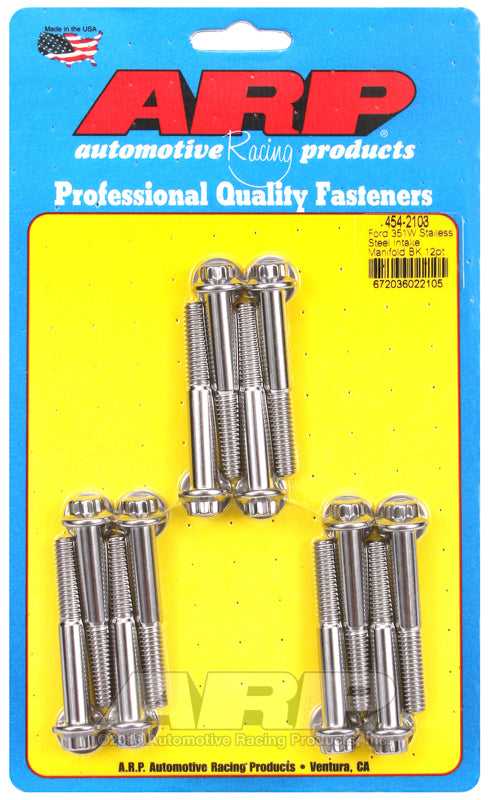 ARP Ford 351W SS 12pt Intake Manifold Bolt Kit