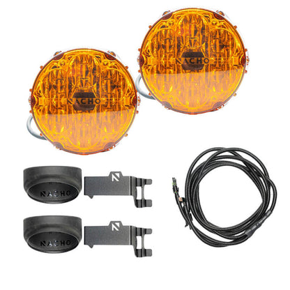 ARB Nacho Toyota SAE Only Plug N Play Fog Light Kit - Amber