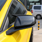 M Style Carbon Fiber Mirror Caps for Ford Mustang by Stratec Systems