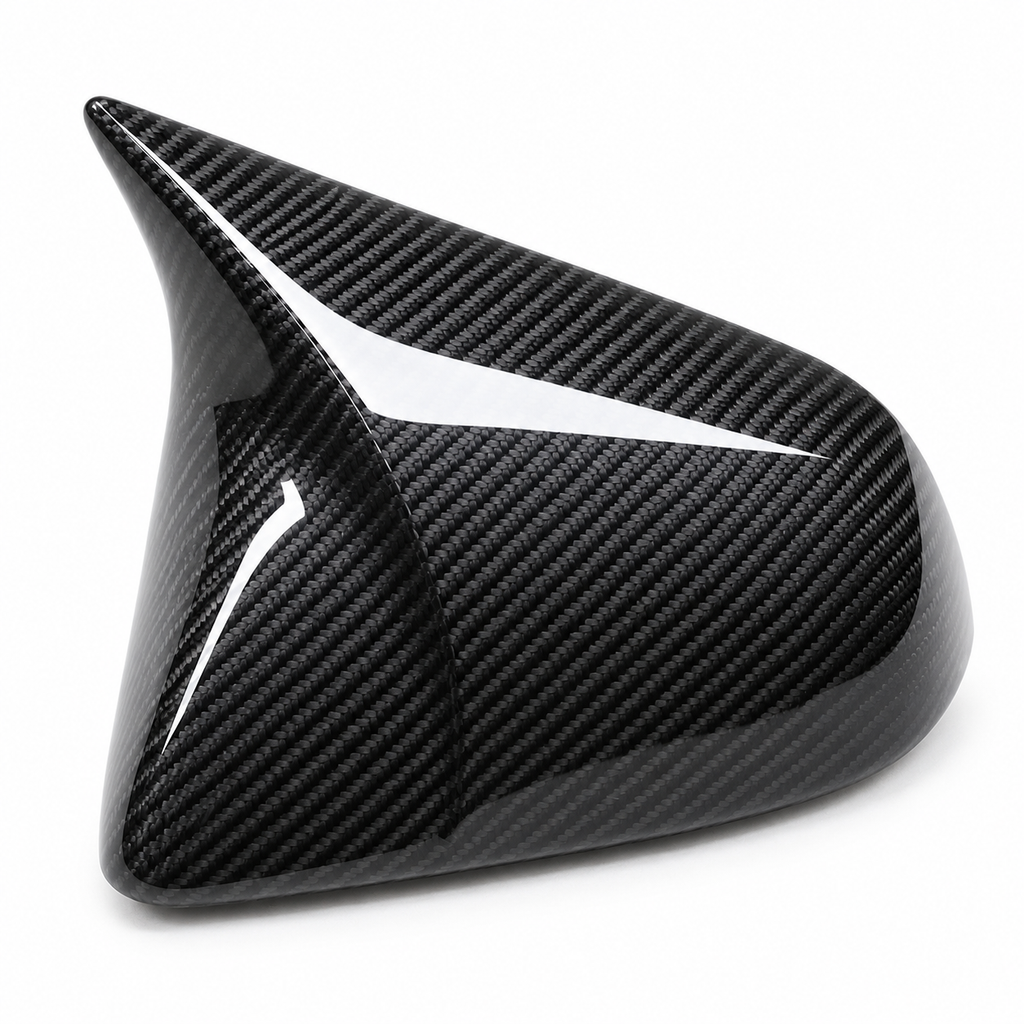 M Style Carbon Fiber Mirror Caps for Ford Mustang by Stratec Systems