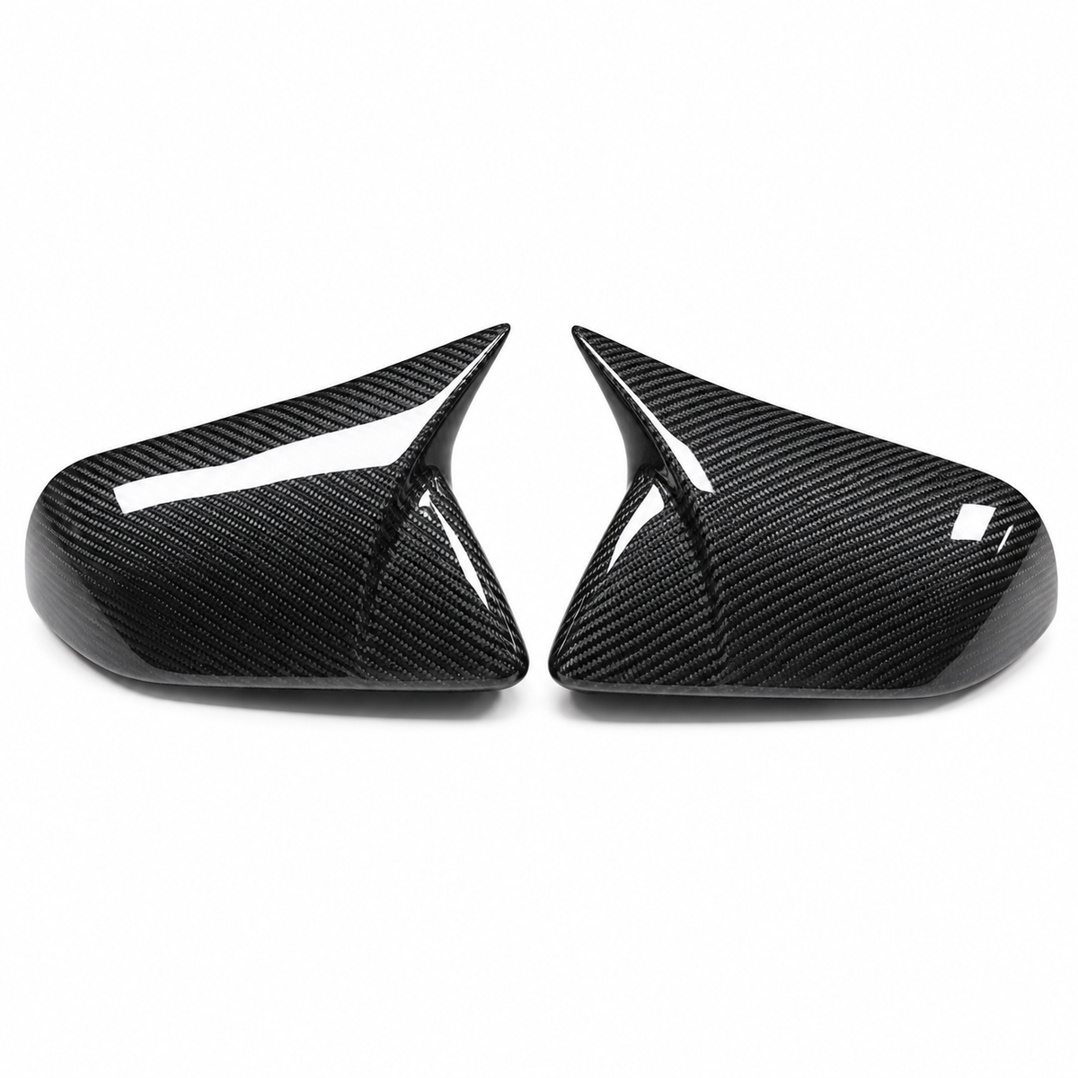 M Style Carbon Fiber Mirror Caps for Ford Mustang by Stratec Systems