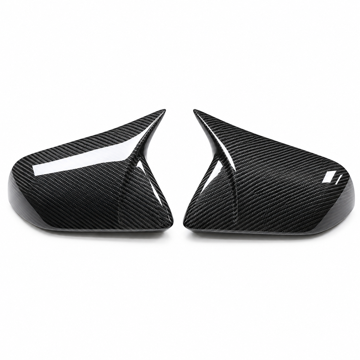 M Style Carbon Fiber Mirror Caps for Ford Mustang by Stratec Systems
