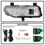 Spyder 22-24 Nissan Frontier Full LED OEM Fog Lights w/Switch (FL-NF22-LED-C)