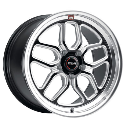 Weld S107 18X10.5 Laguna 5X114.3 ET50 BS7.75 Gloss Black MIL Dia 72.56