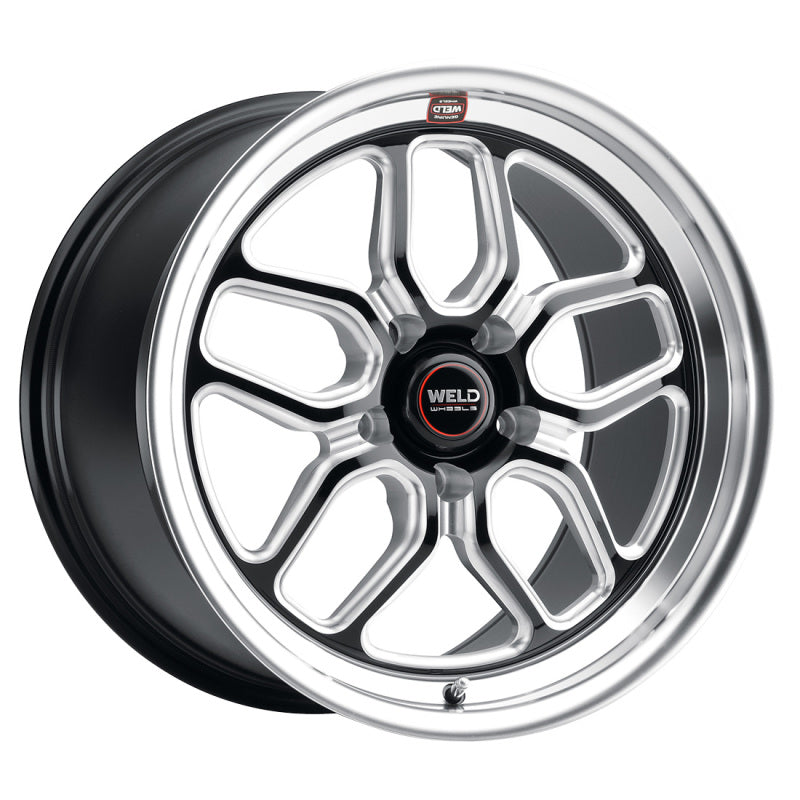 Weld S107 18X8 Laguna 5X120.65 ET29 BS5.6 Gloss Black MIL Dia 70.3