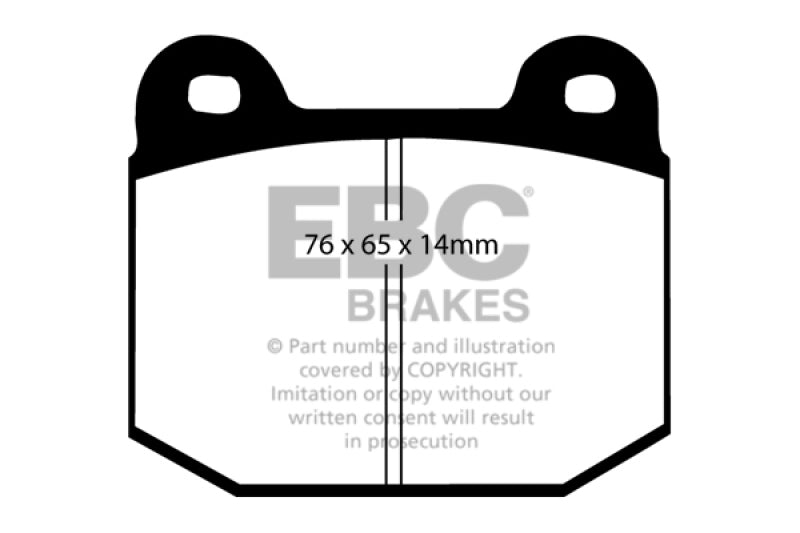 EBC 03-04 Infiniti G35 3.5 (Manual) (Brembo) Ultimax2 Rear Brake Pads