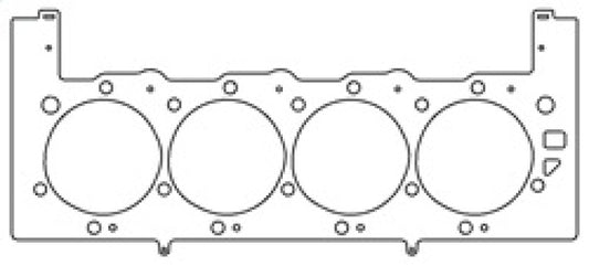 Cometic GM L18 Vortec 8100 Gen-VII Big Block V8 .045in MLS Cylinder Head Gasket - 4.350in Bore - LHS