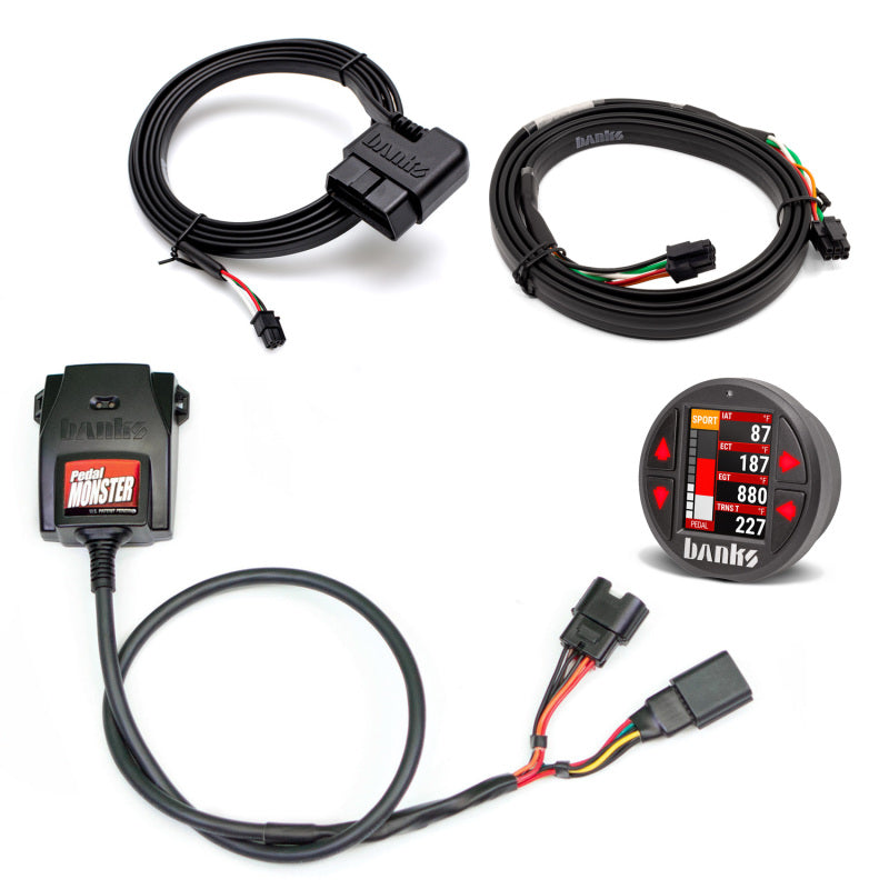 Banks Power Pedal Monster Kit Molex MX64 6 Way With iDash Pro