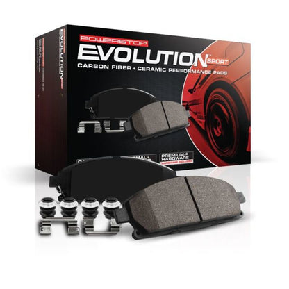 Power Stop 2011 BMW 1 Series M Front Z23 Evolution Sport Brake Pads w/Hardware