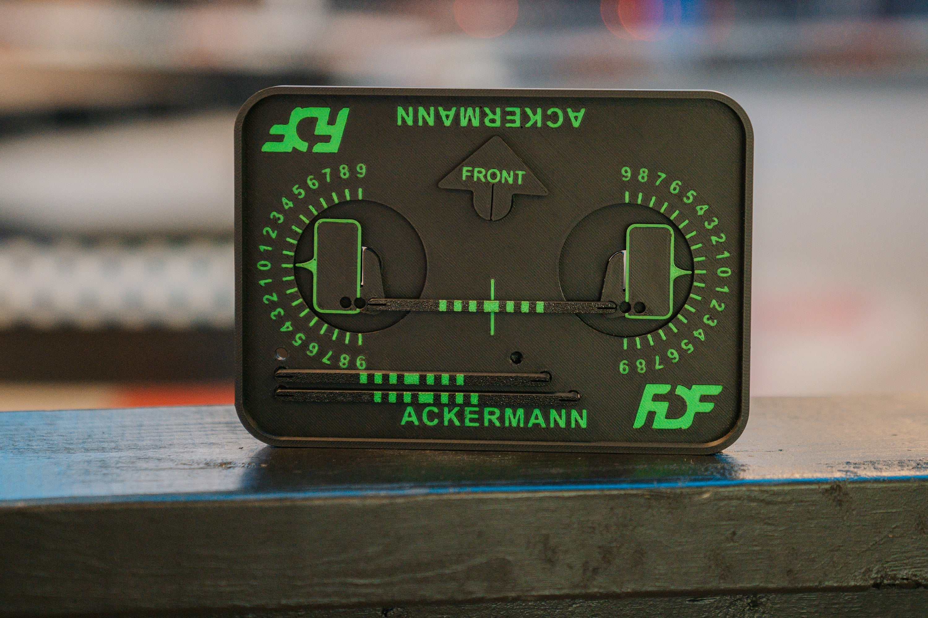 FDF RaceShop Educational Ackermann Tool