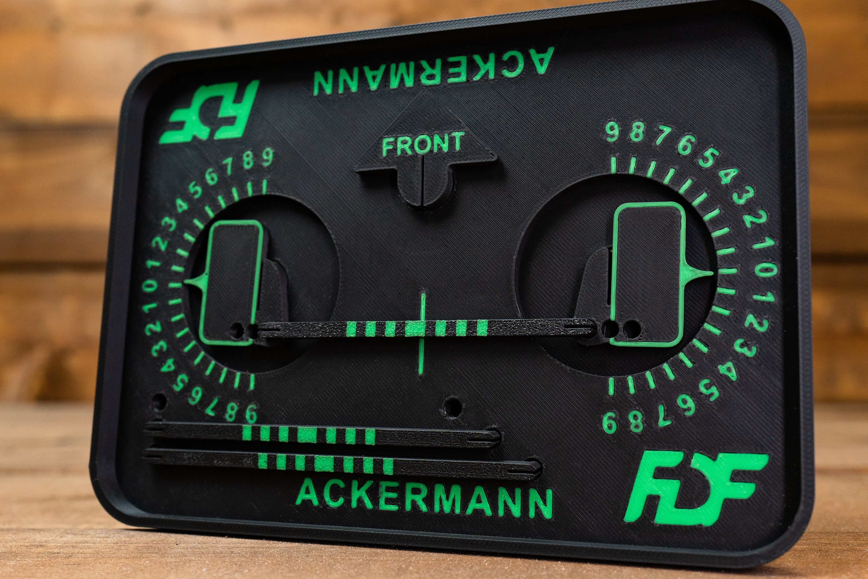 FDF RaceShop Educational Ackermann Tool