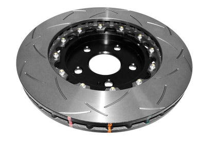 DBA 06-10 Jeep Grand Cherokee SRT8 5000 Series Uni-Directional Slotted Front Rotor w/Black Hat