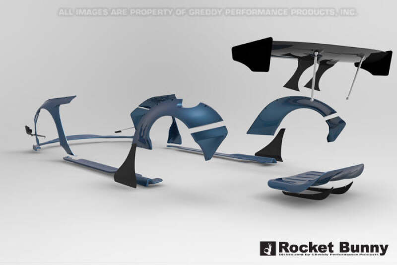 GReddy 2015+ Lexus RC-F Rocket Bunny Full Wide-Body Aero Kit w/ GT Wing