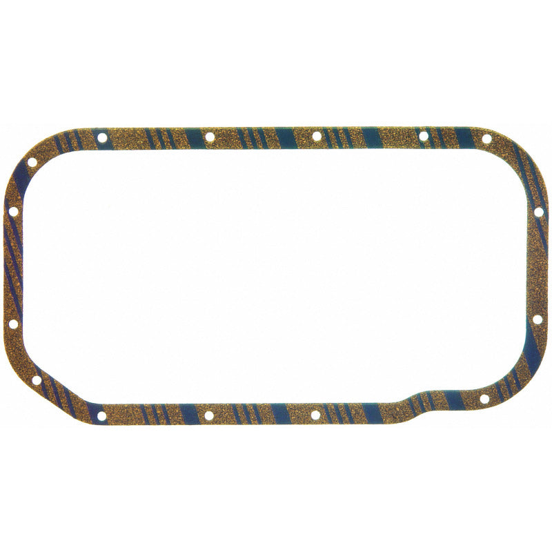 Fel-Pro Plymouth Colt OS 30655 C Engine Oil Pan Gasket Set Blue Stripe cork-rubber