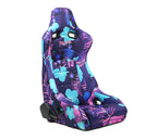 NRG Prisma Lab Reclinable Bucket Racing Seat - Pair (Pina)