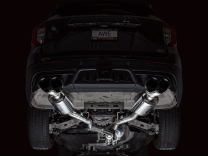 AWE Tuning 2020+ Ford Explorer ST Touring Edition Exhaust w/ Diamond Black Tips