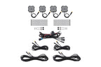 Diode Dynamics Rock Light - Red/White - M8 4-Pack