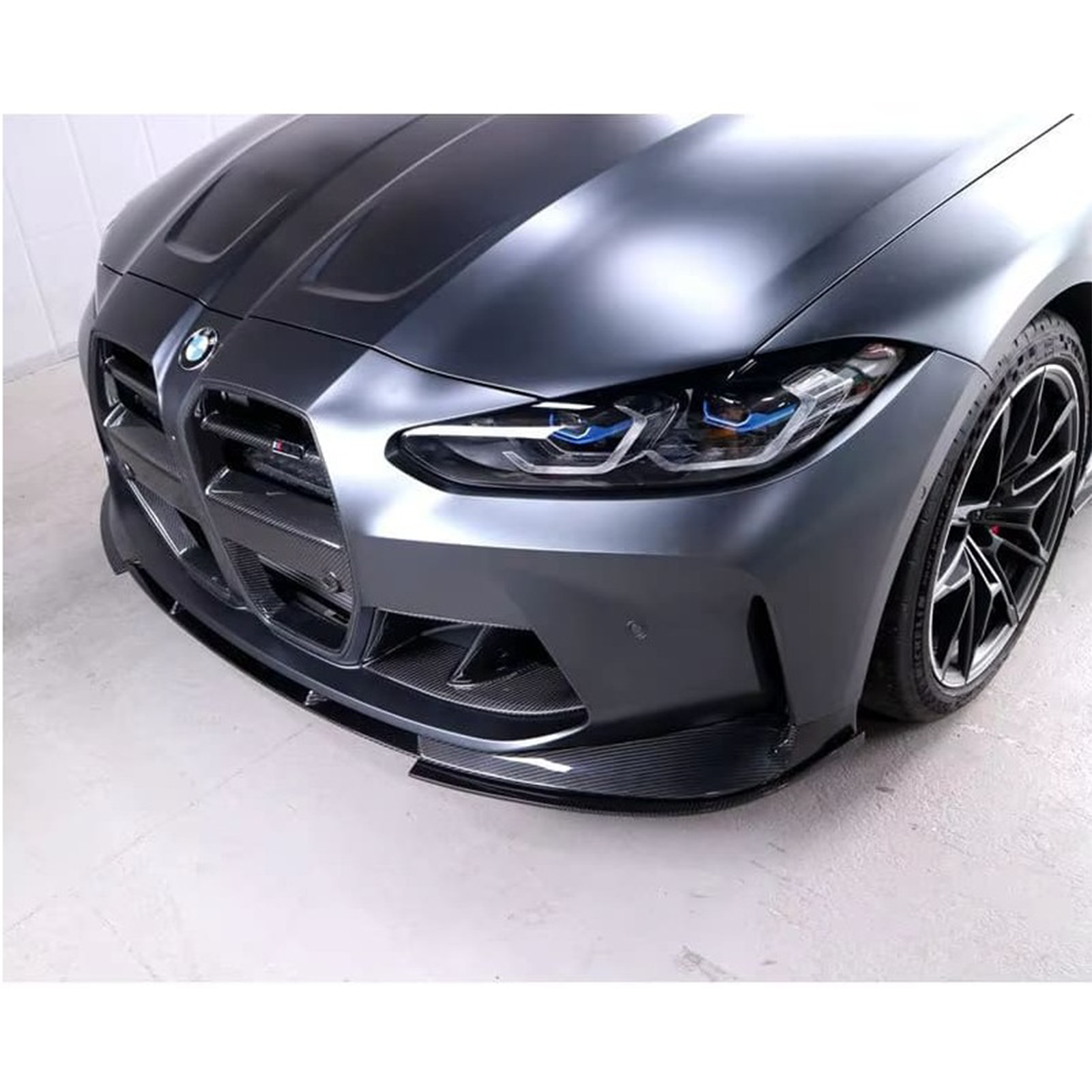 3D Style Carbon Fiber Front Lip for BMW G80 M3 G82 G83 M4 - Bull Boost Performance