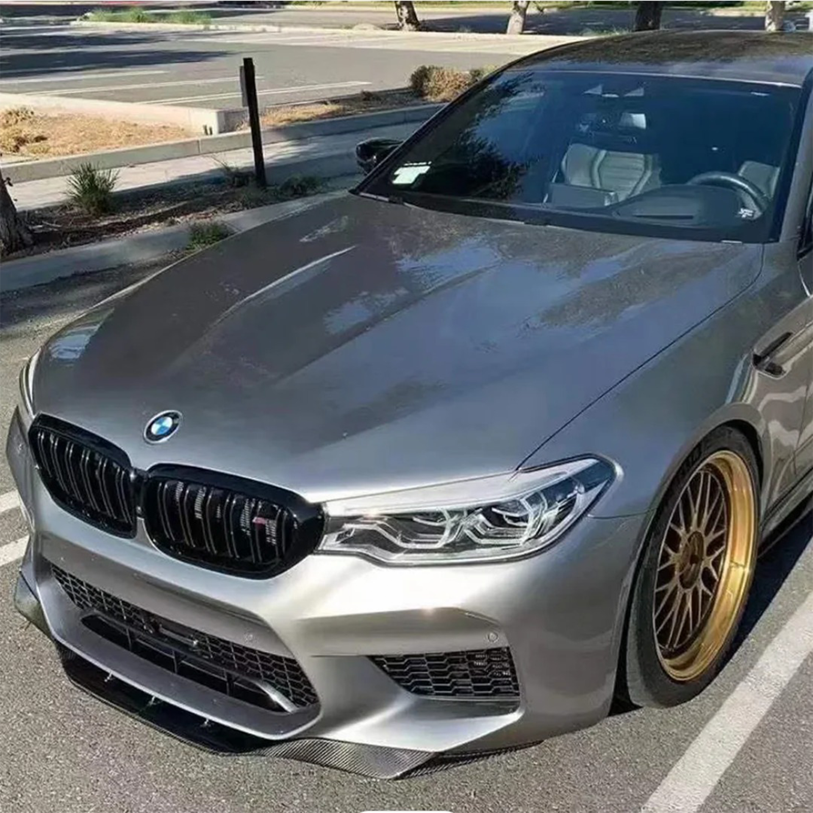 RKP Style Carbon Fiber Front Lip for BMW F90 M5 - Bull Boost Performance