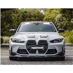 Carbon Fiber SQ Style Front Bumper Air Duct for BMW G80 G81 M3 - Bull Boost Performance