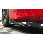 Carbon Fiber Corner Side Skirt Winglet for Ferrari 488 by Stratec Systems