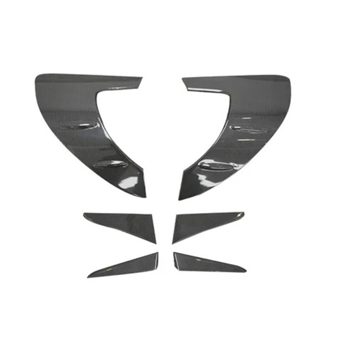 Dry Carbon Fiber Rear Fender Vent for Ferrari 296 GTB by Stratec Systems