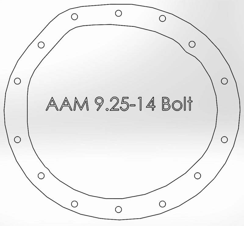 aFe Front Differential Cover (Raw; Street Series); Dodge Diesel Trucks 03-12 L6-5.9/6.7L (td)