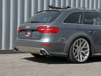 aFe MACH Force-Xp 13-16 Audi Allroad L4 SS Axle-Back Exhaust w/ Blue Flame Tips