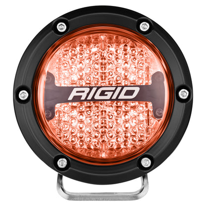 Rigid Industries 360-Series 4in LED Off-Road Diffused Beam - RGBW Backlight (Pair)