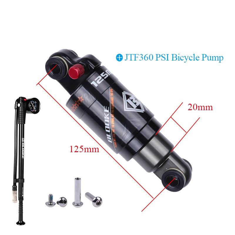 Bike Air Pressure Rear Shock Absorber 120/125/150/165/190mm