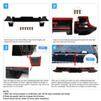 2014-2021 Toyota Tundra All Cab & Bed Size IKON Style Roof Spoiler ABS