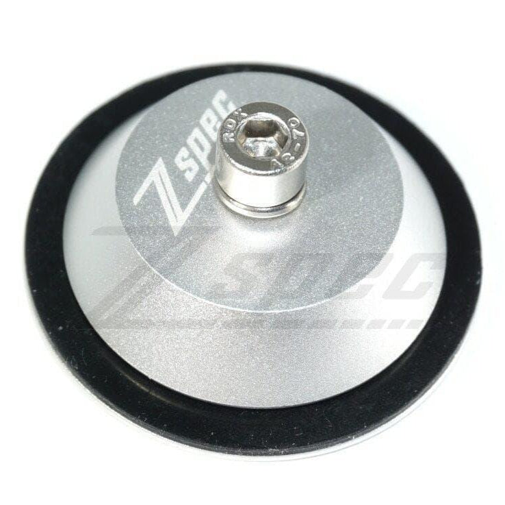 ZSPEC 44mm Rear Wiper Hole-Cover/Cap/Plug, Weatherproof, Billet, Silver Finish