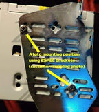 ZSPEC RHD Double-Din Radio Bezel w/Brackets for '90-99 Nissan Z32 300zx