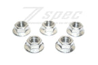 ZSPEC M8-1.25 Metric Flare Nuts, SUS304 Stainless Steel, 10-Pack
