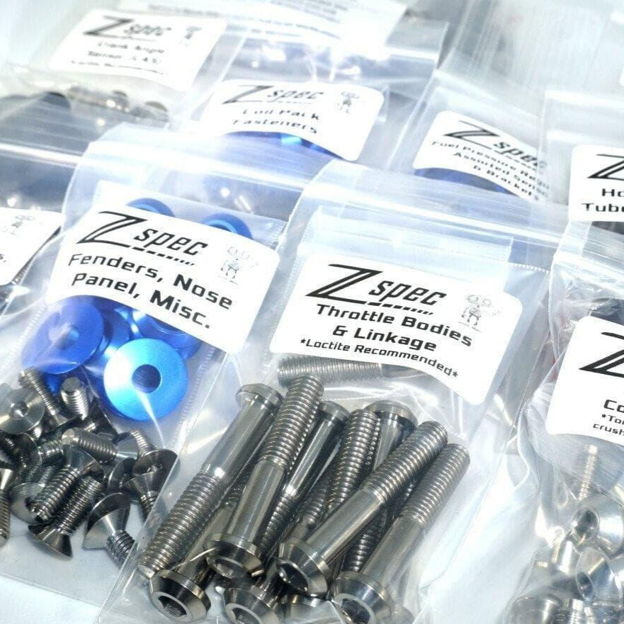 ZSPEC "Stage 2" Dress Up Bolts® Kit for Nissan 300zx Z32, Titanium & Billet