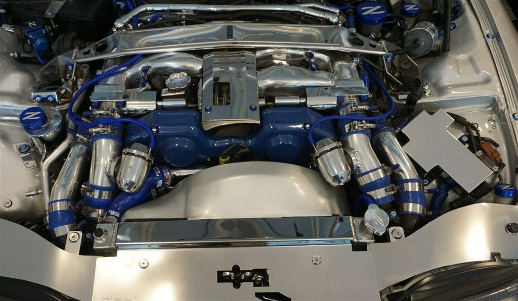 ZSPEC Reservoir Cap Cover Set (BMC, CMC, PS, CO) for Nissan Z32 300zx, Billet Aluminum
