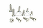 ZSPEC M6-1.0x25mm Flat-Head FHSC Fasteners, Stainless, 10-Pack