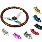 ZSPEC FHSC M5x16mm Steering Wheel Bolts, Titanium Grade-5, Six Bolts