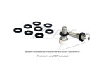 ZSPEC M5 Silicone Flat Washers for SHSC or Button-Head Bolts, 10-Pack