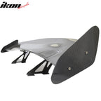 56"Inch GT Style 3D Carbon Fiber Racing Race Drag Trunk Spoiler Wing