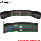 Honda 57"  Unpainted GT Style Adjustable Rear Trunk Spoiler Wing ABS