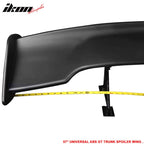 Universal GT Style Black JDM Adjustable Rear Trunk Spoiler Wing ABS