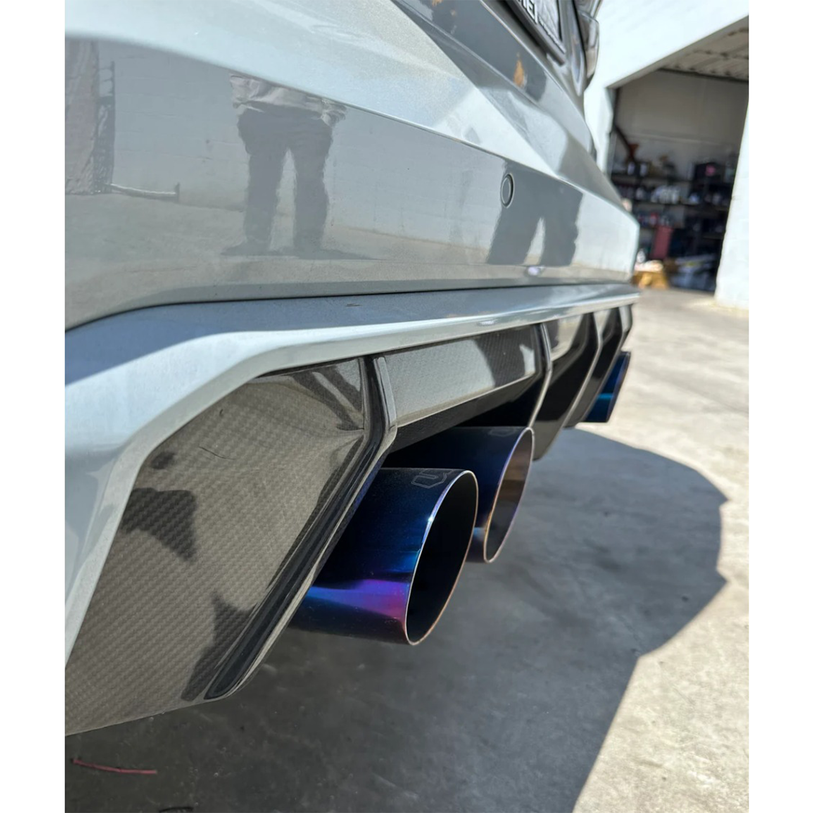 M Performance Style Carbon Fiber Rear Diffuser for BMW G80 M3 G82 G83 M4 - Bull Boost Performance