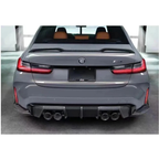VR Style Carbon Fiber Rear Spoiler for BMW G22 4 Series G82 M4 - Bull Boost Performance