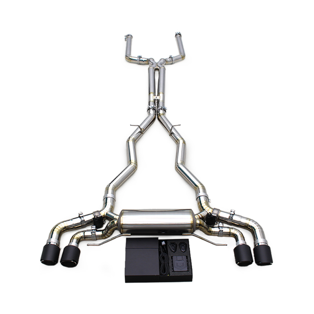 Titanium Valved Catback Exhaust System for BMW M5 F90 4.4T - Bull Boost Performance